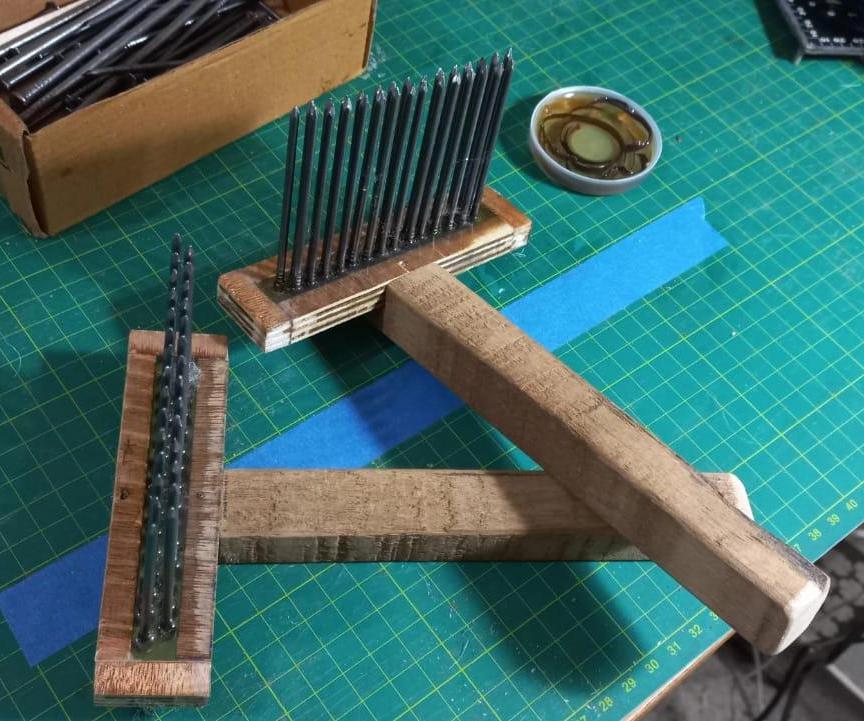 How to Easily (and Cheaply) Make Wool Combs!
