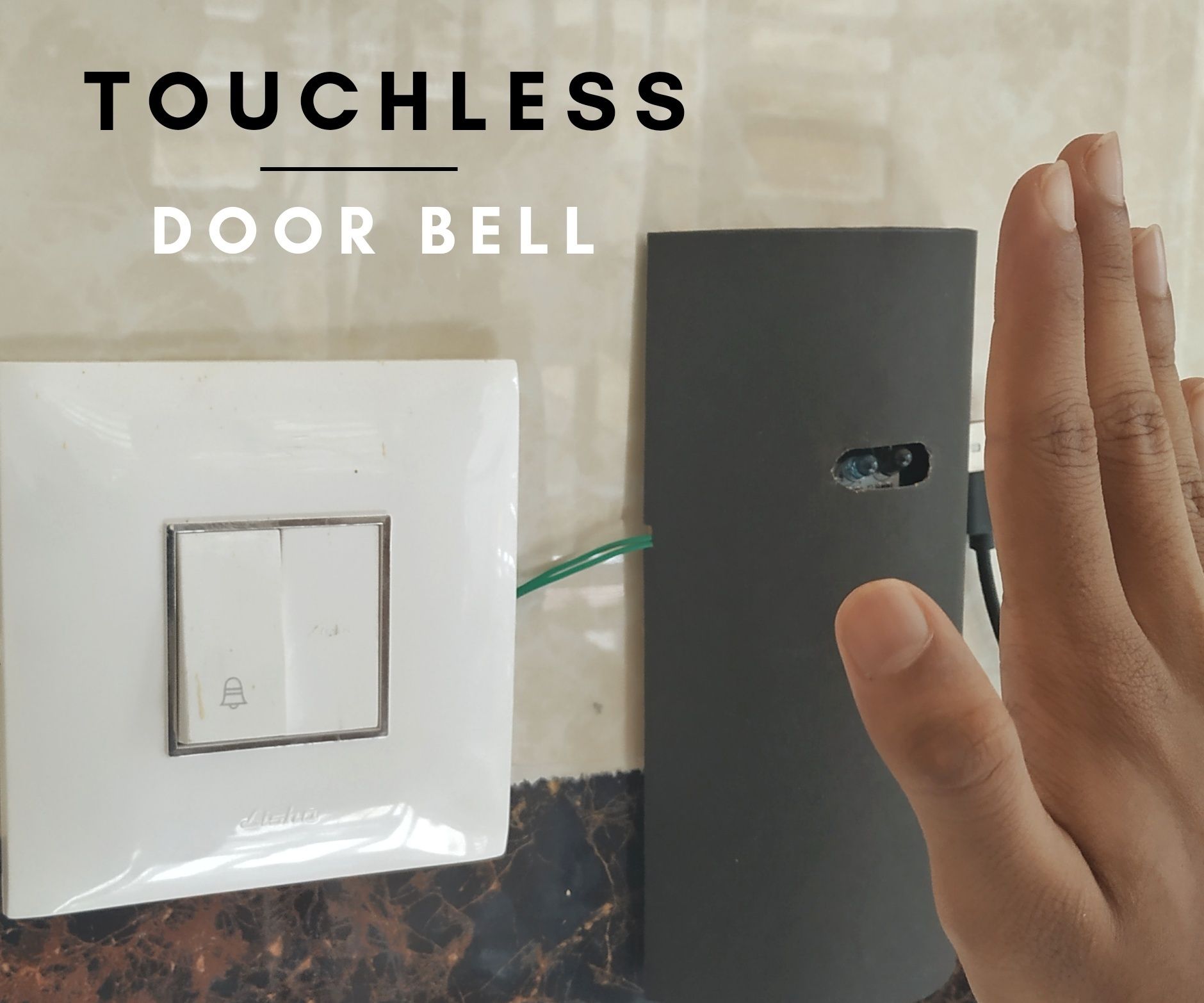 DIY Touch-less Door Bell Without Arduino!