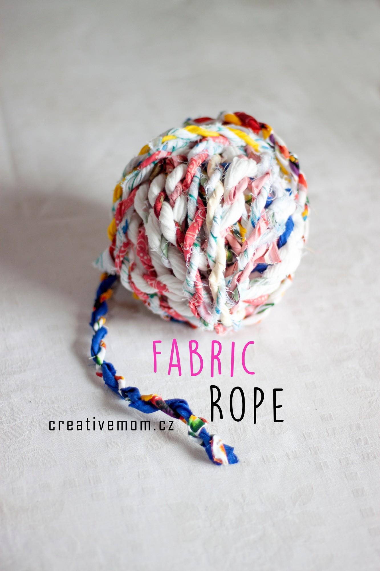 Fabric Scrap Rope