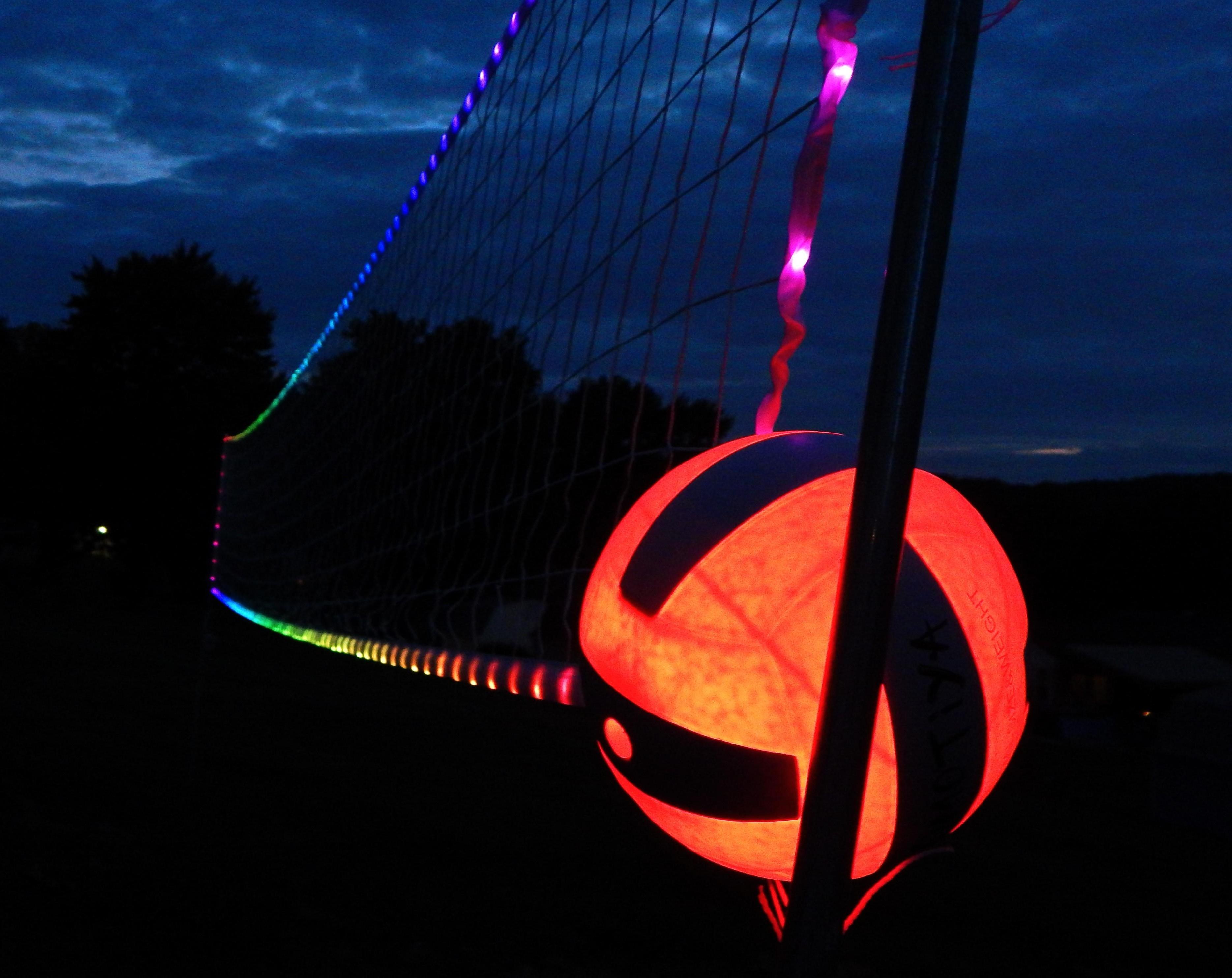 DIY Light-Up Volleyball Net Mounting Kit