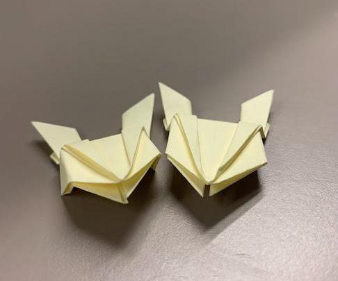 DIY Origami Frogs