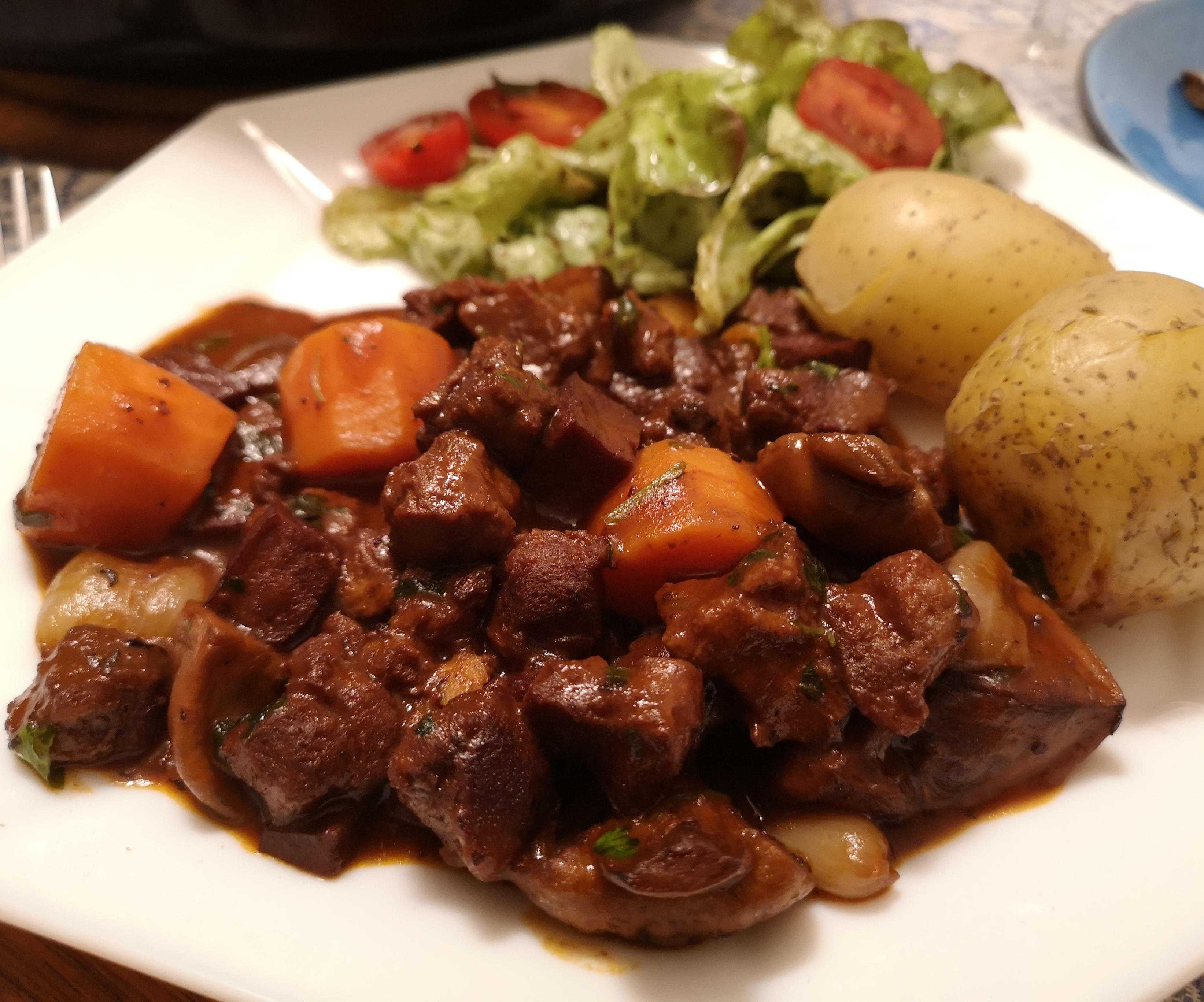 Meaty Meatless Boeuf Bourguignon