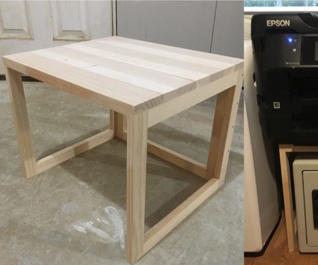 Easy Wooden Printer Stand (Universal Shelf)