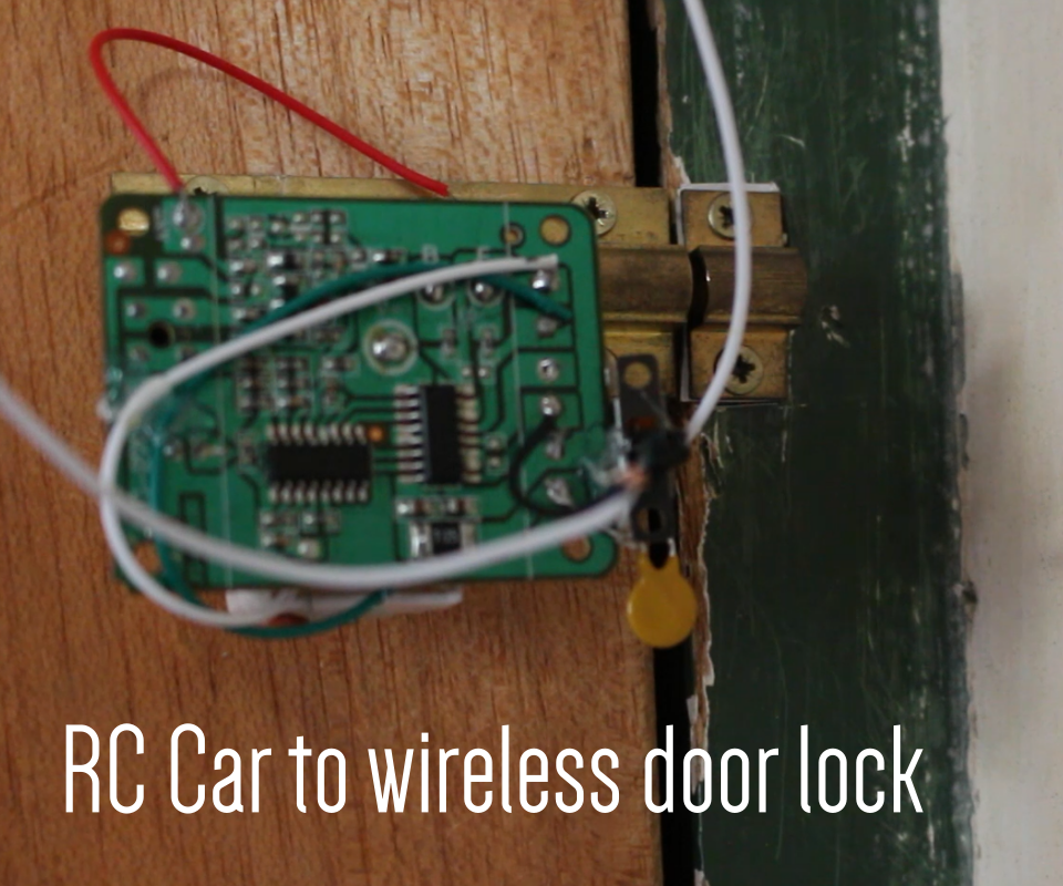 Recycled Wireless Door Lock (No Coding)