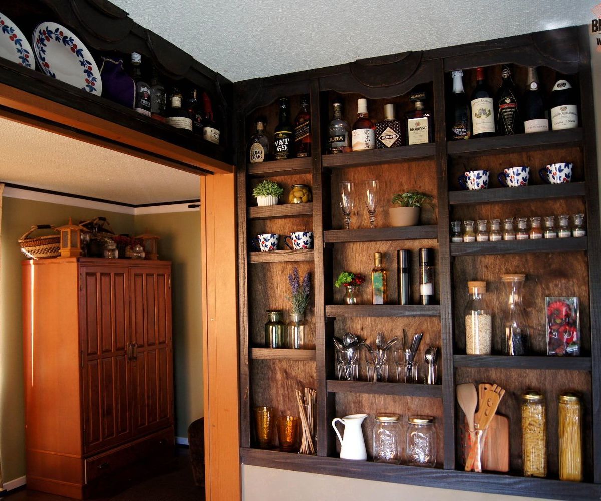 Built-in Kitchen Shelves! 