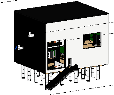 Heat Regulated Antarctic House