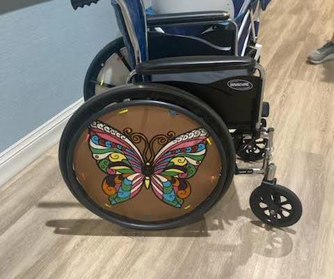 DIY Wheelchair Wheel Covers or Spoke Guards