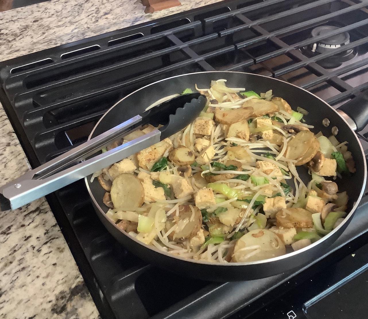 Stir Fry Summer Meal With Potatoes