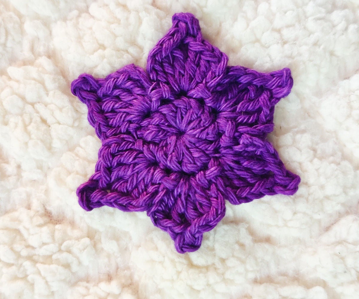 Picot Crochet Flower