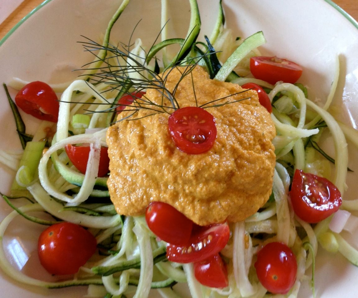 Cool Spiral Zucchini (Raw Spaghetti)