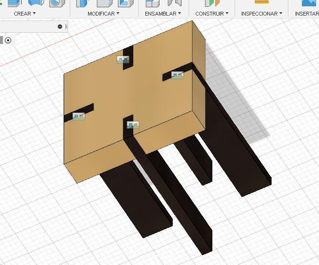 MESA RUSTICA TIPO CNC PLYWOOD