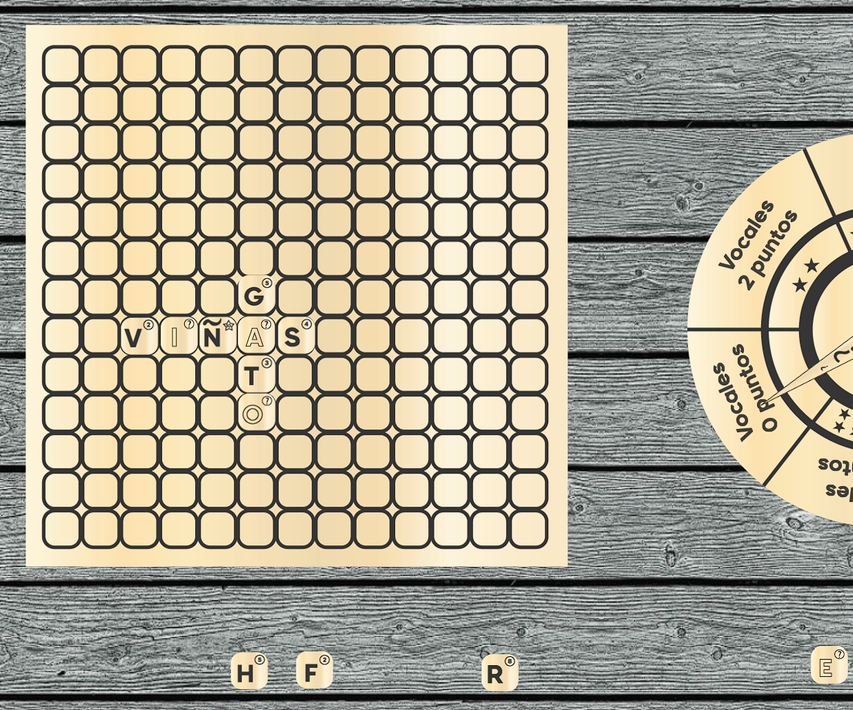 Juego De Mesa: SpinWord