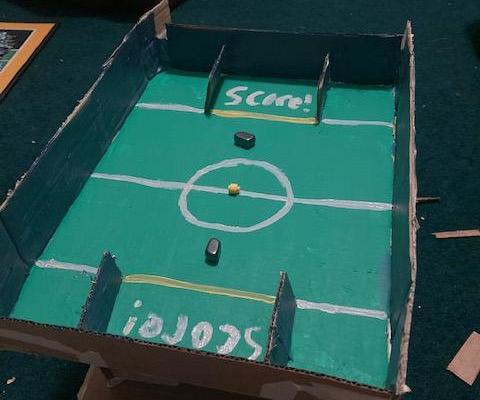 Foosball and Air Hockey Mashup Game