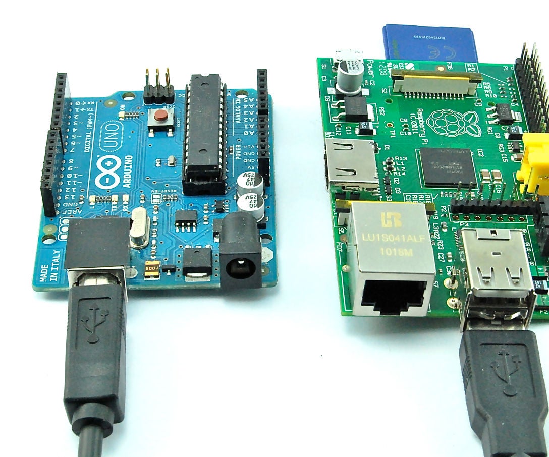 Using a Keyboard to Control Raspberry Pi GPIO to Talk With an Arduino Uno Using the UART Port