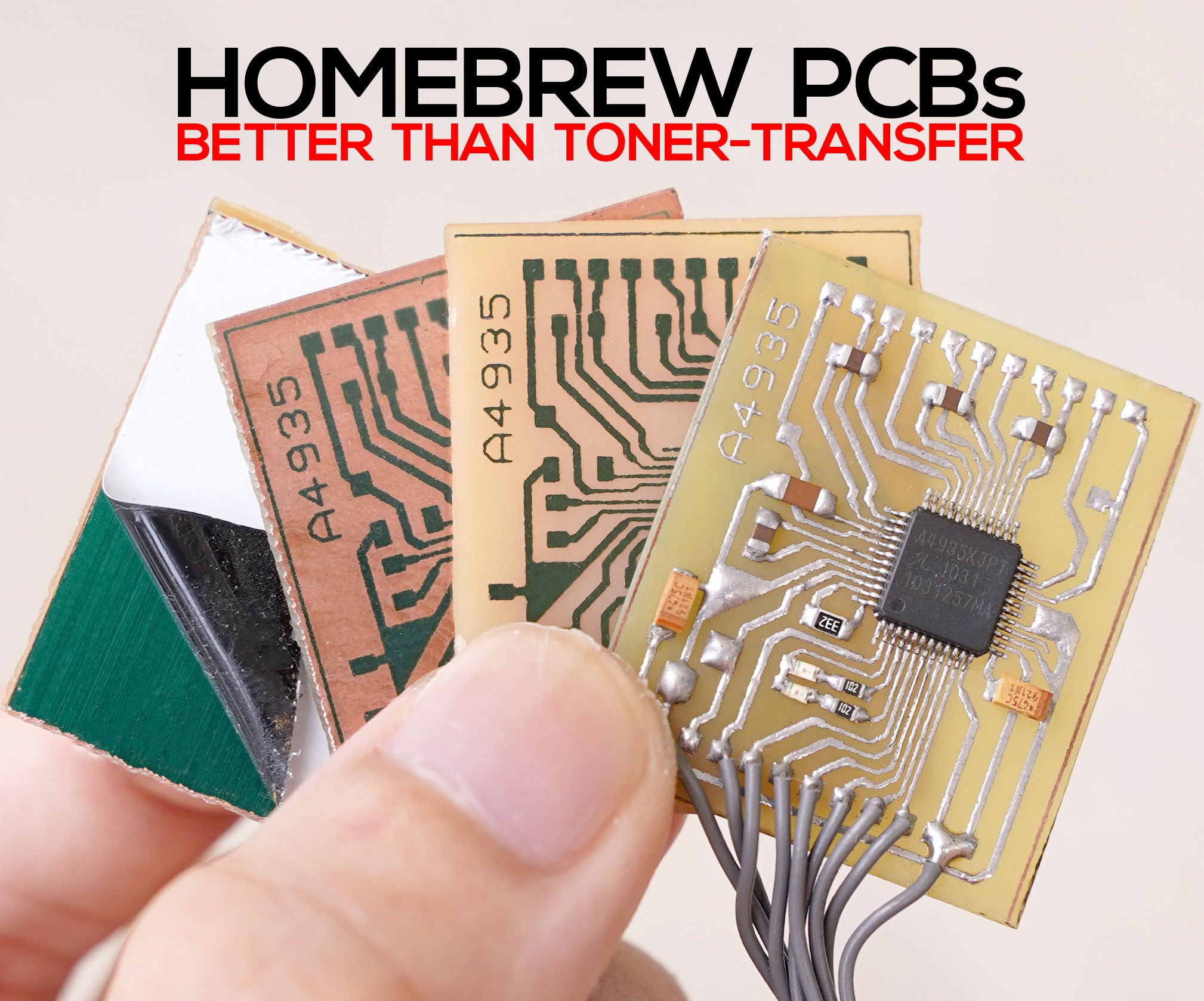 Single Sided PCB Home Fabrication (Presensitized PCB)