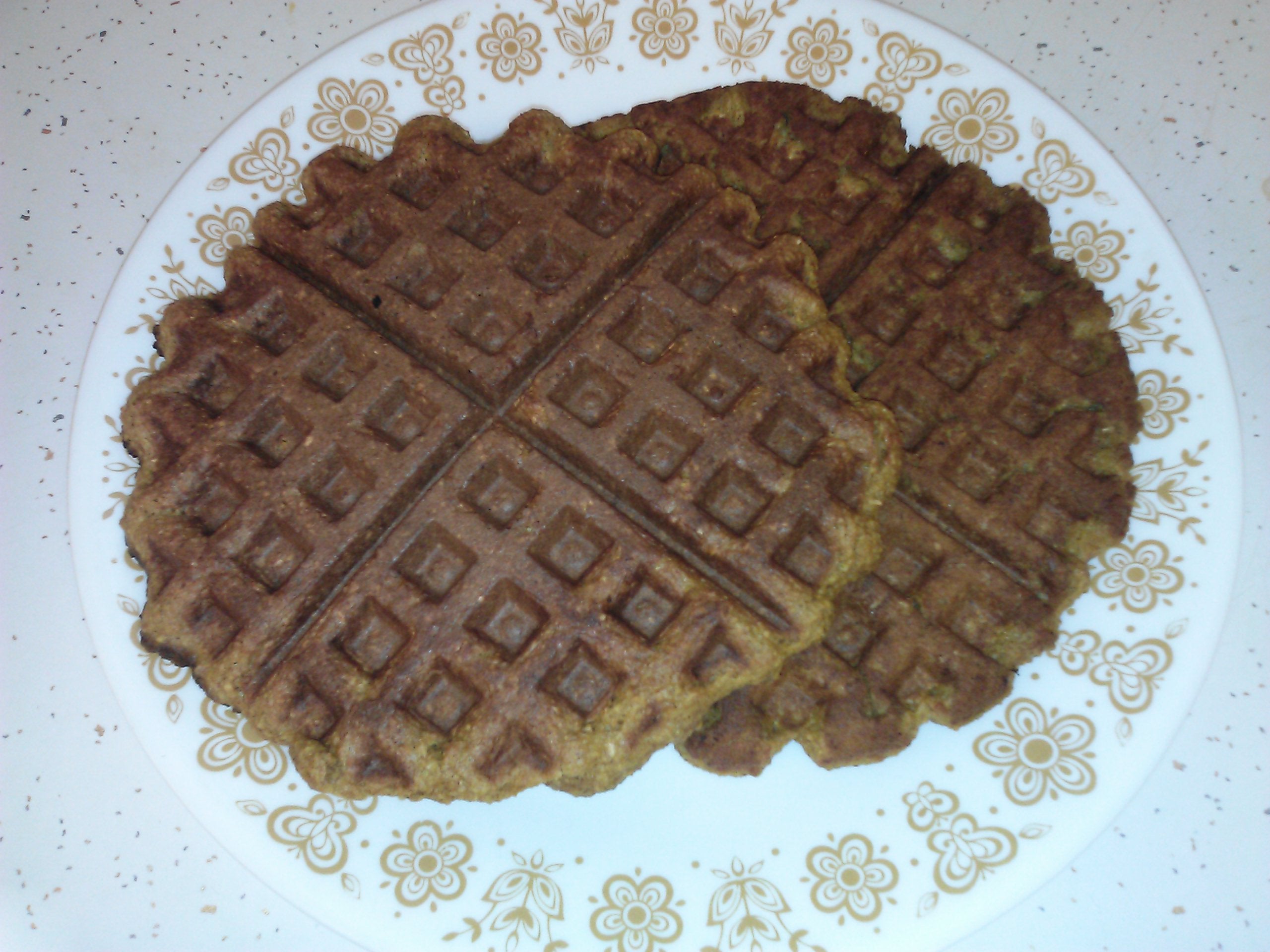 Pumpkin Oatmeal Waffles