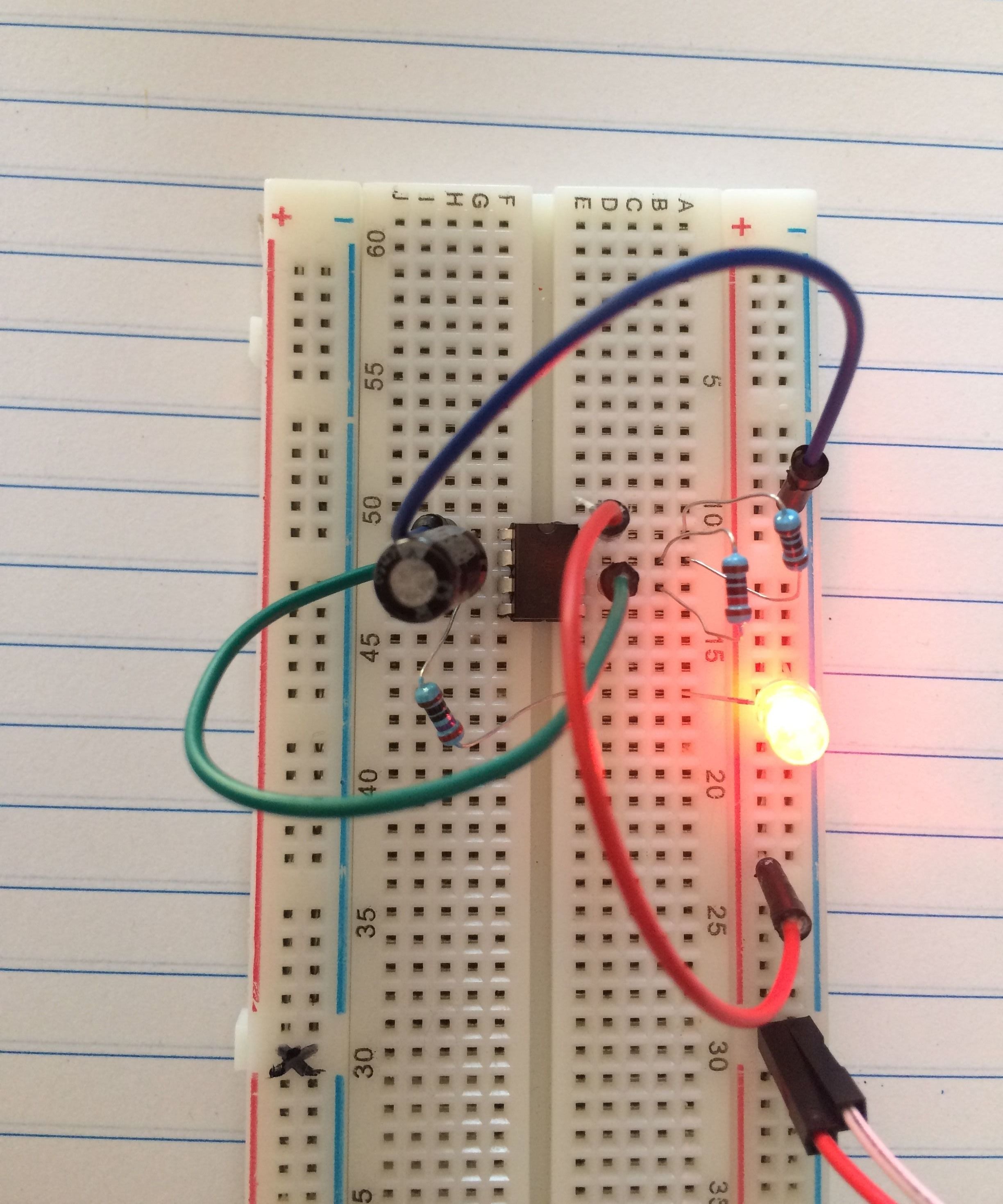 555 Timer Blink Circuit!