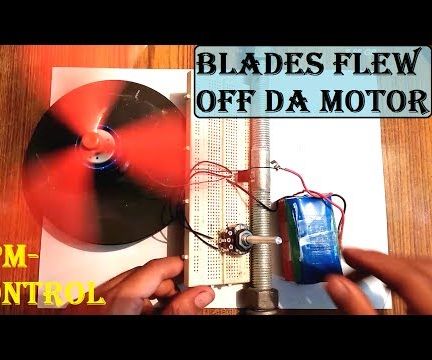 Effective Speed Control Circuit for a DC Motor (Blades Fly) :