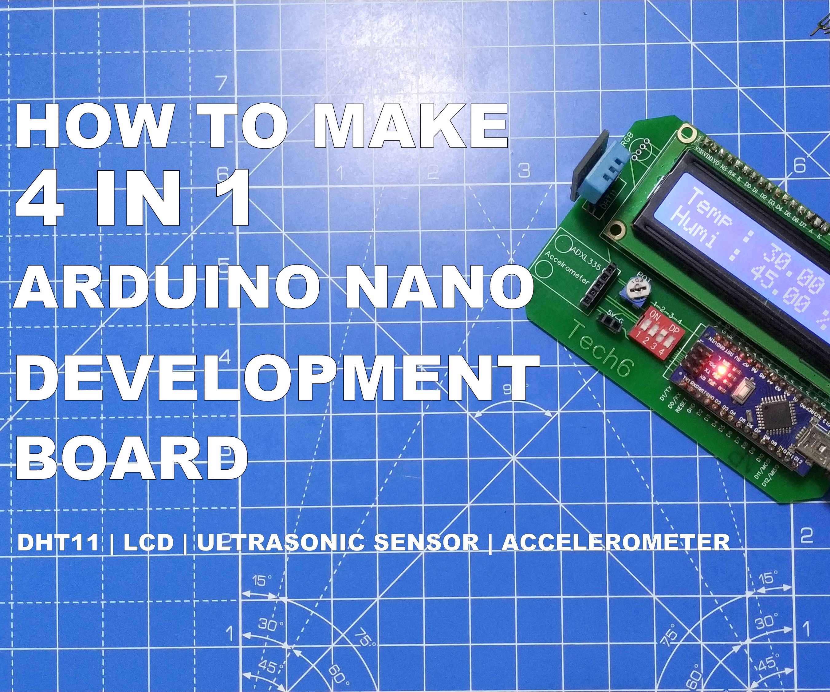 How to Make 4-in-1 Arduino Nano Development Board