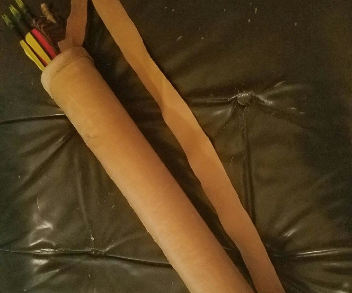 Homemade Leather Quiver