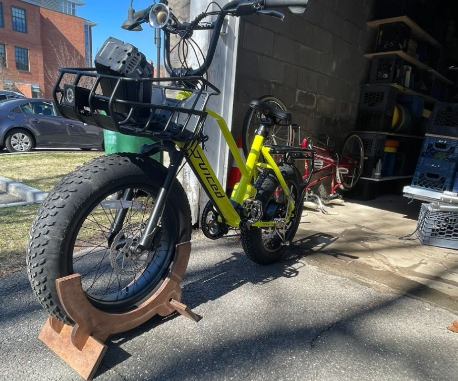 Detachable Wooden Bike Stand