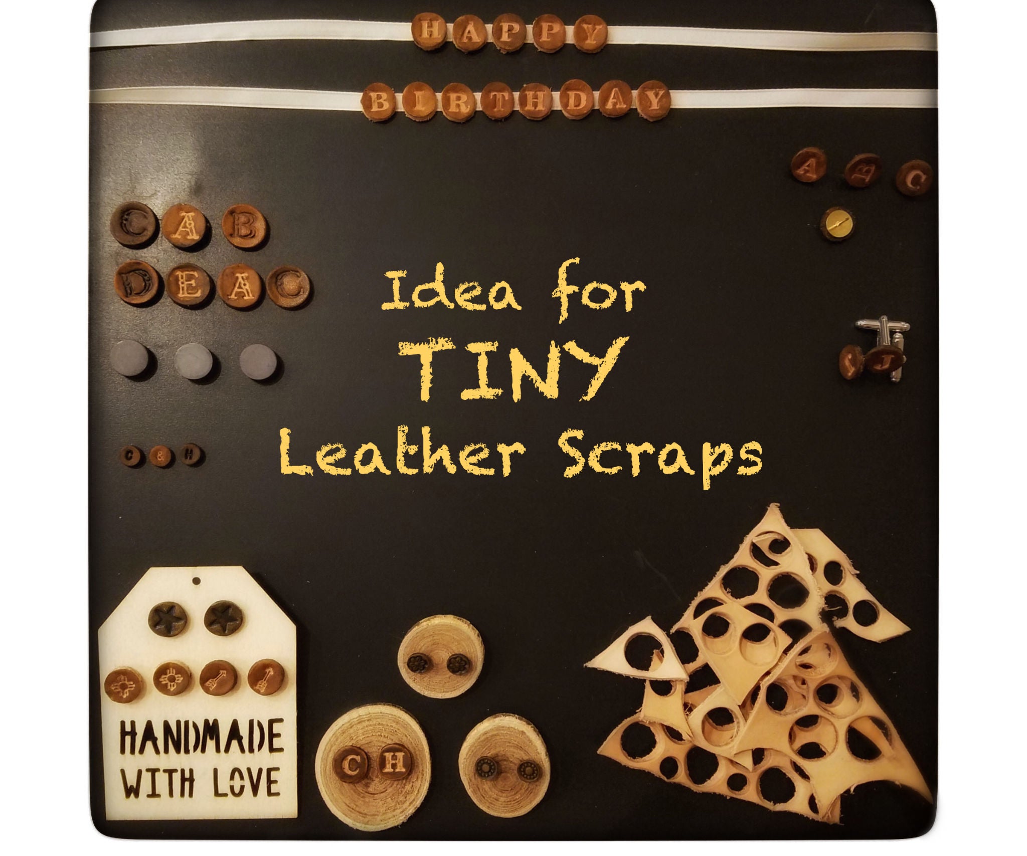 Ideas for Tiny Leather Scraps