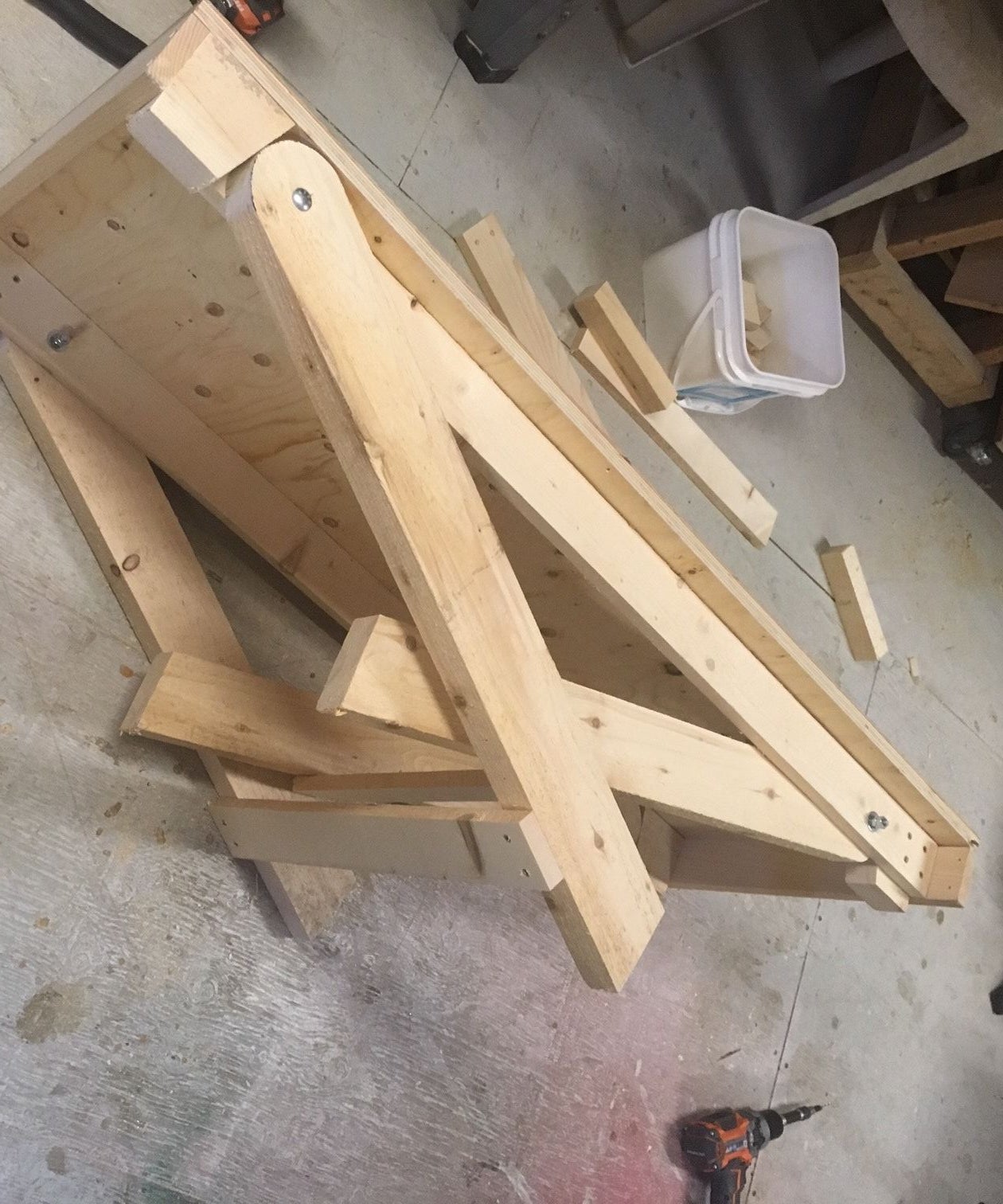 Folding Wood - Work Platform