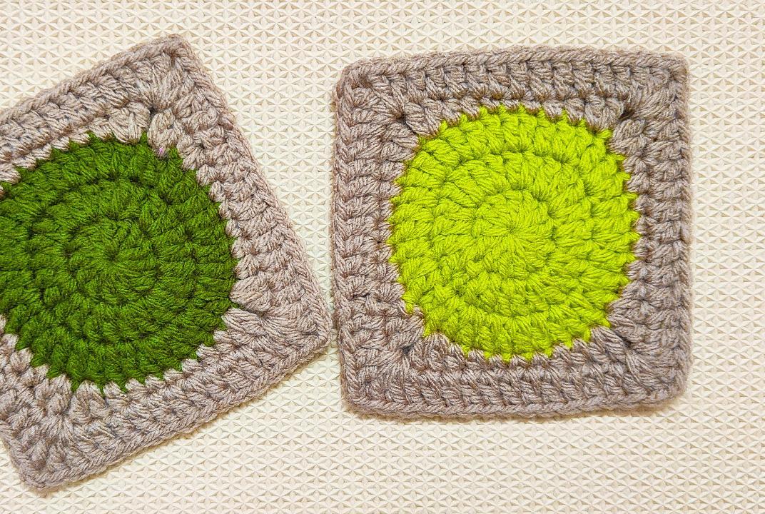 Seamless Solid Crochet Circle to Granny Square Pattern