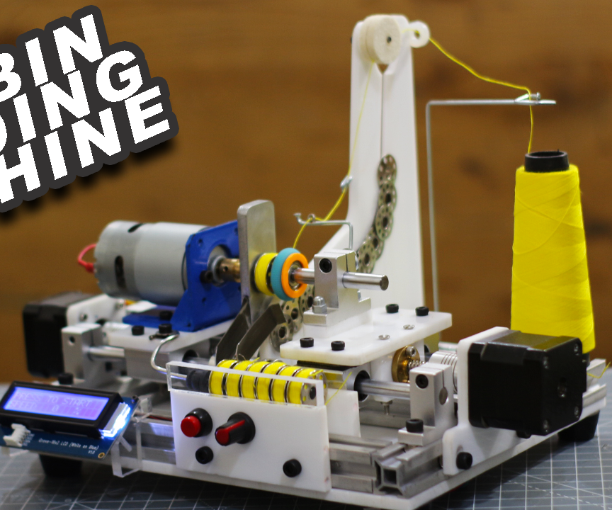 DIY Arduino Based Bobbin Winding Machine