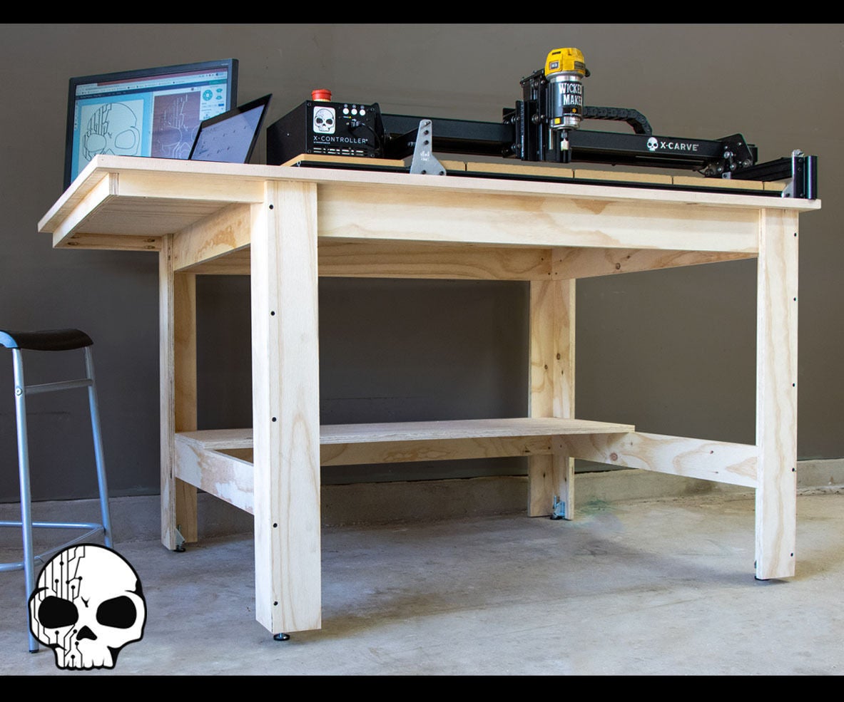 DIY Workshop Table (From Plywood!)