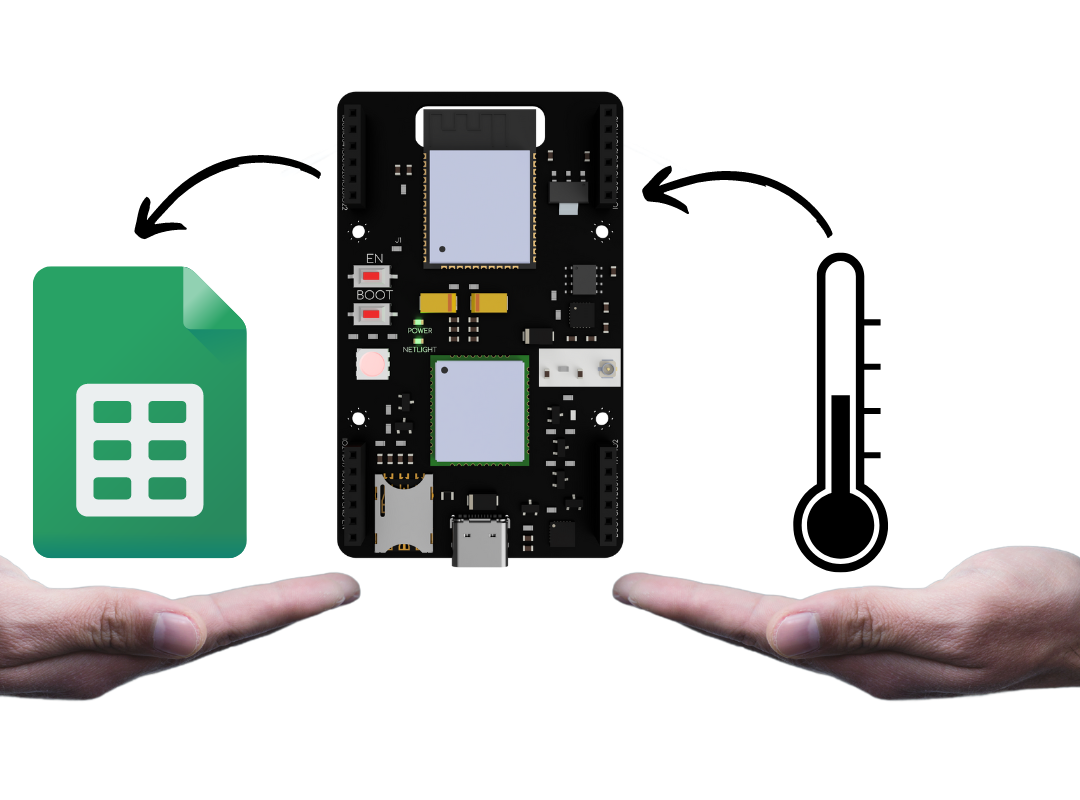 Transfer Sensor Readings to Google Sheets Using Micromis Base V1 Board