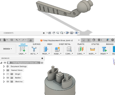 Utilizing Recycled High Density Polyethylene to Create a Total Hip Replacement and Knee Replacement Joint