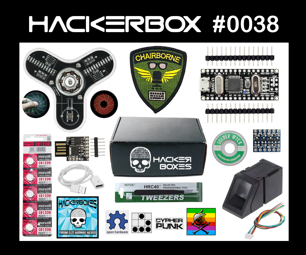 HackerBox 0038: TeknoDactyl