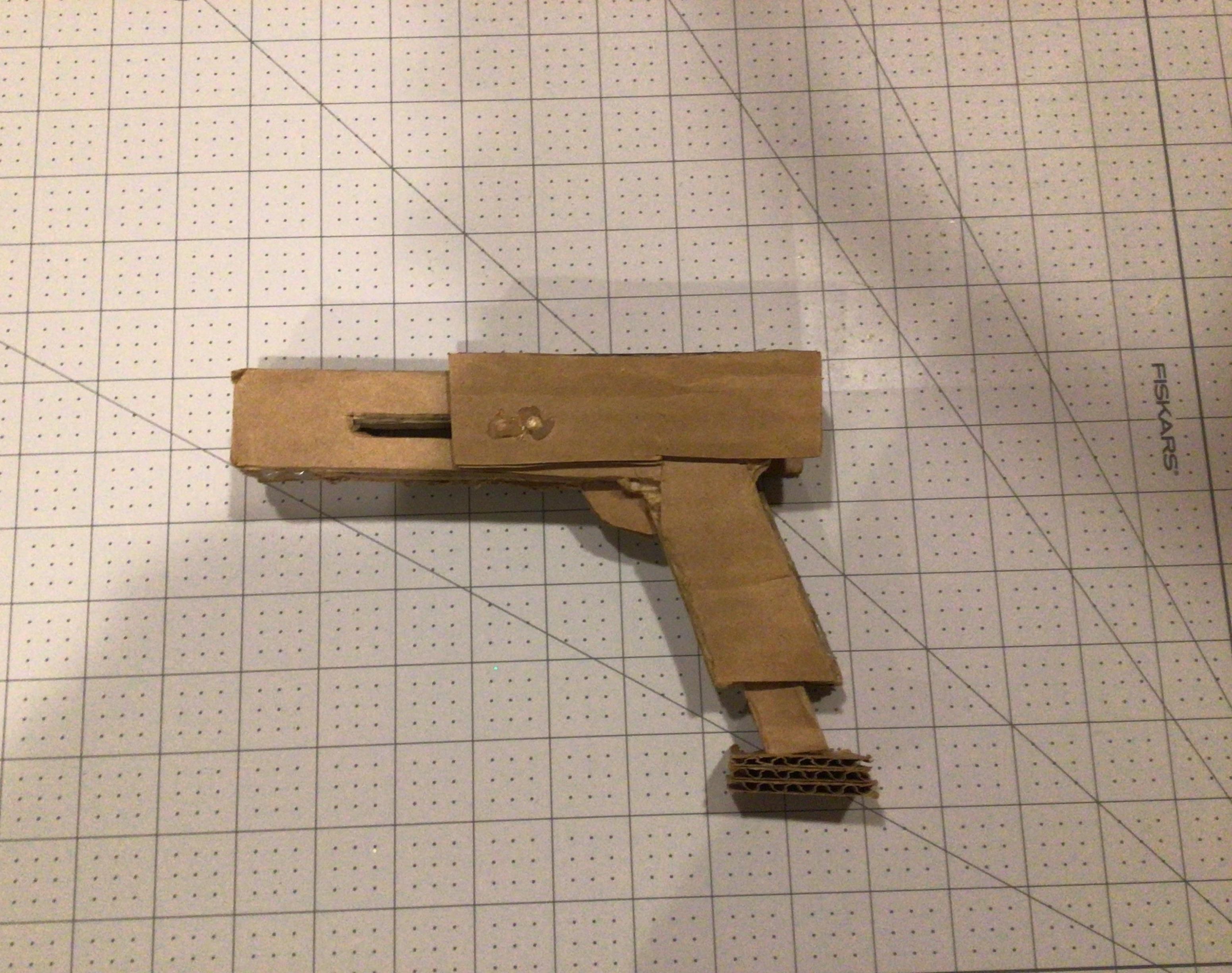 Cardboard Hand Gun
