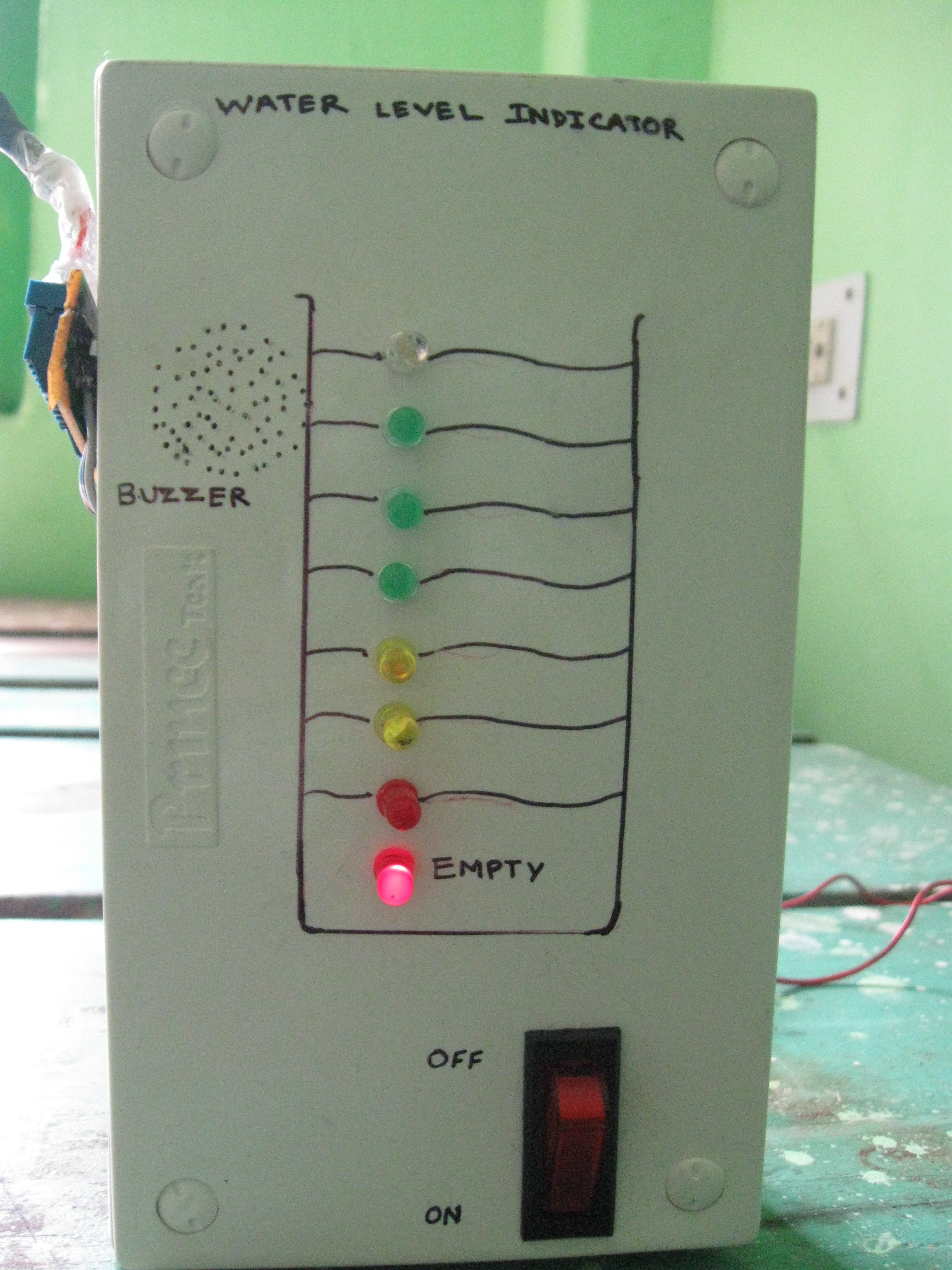 Water Level Indicator With Alarm