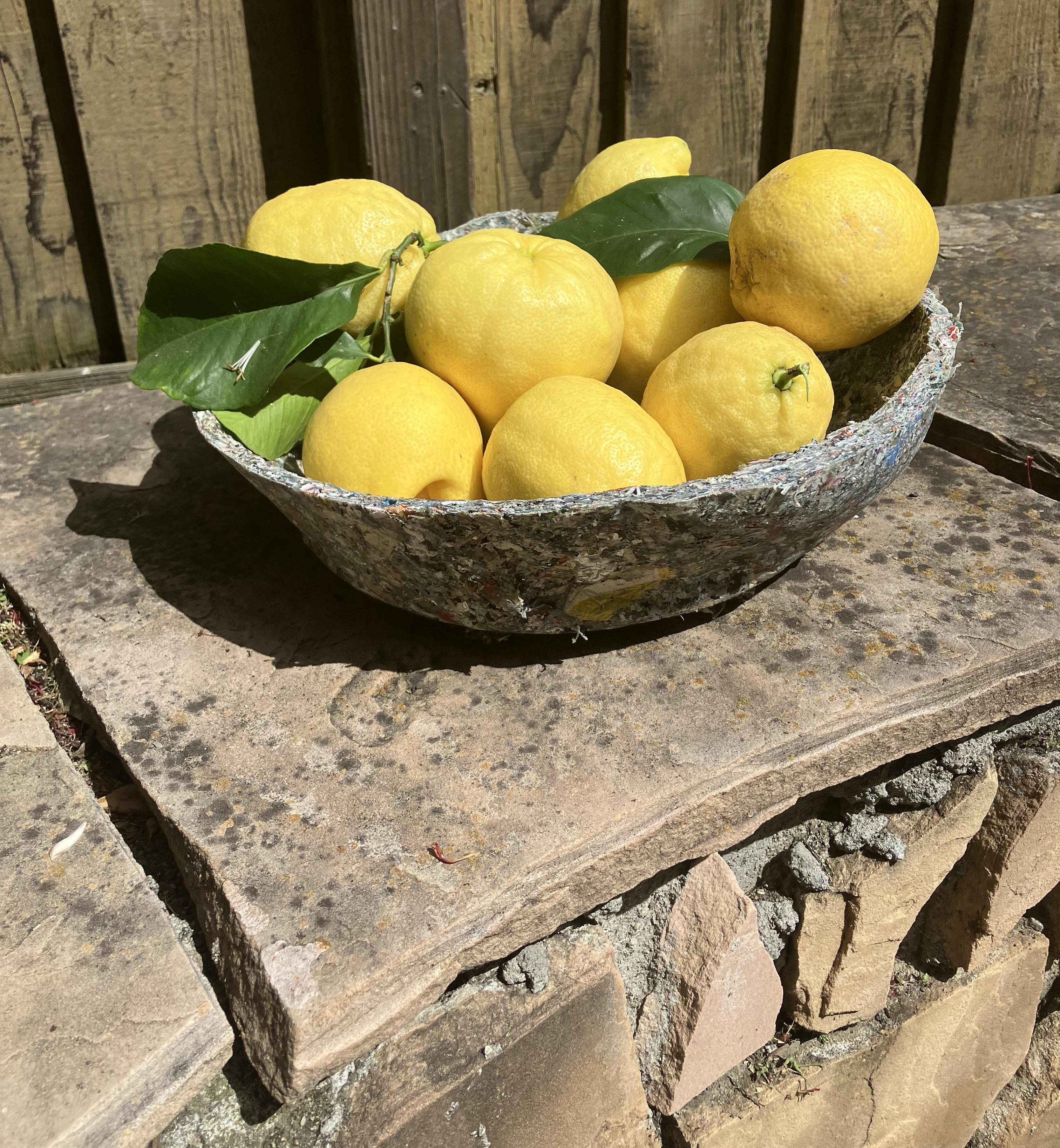 Large Bowl Made From Trash Polyethylene Plastic - Plastic Bags