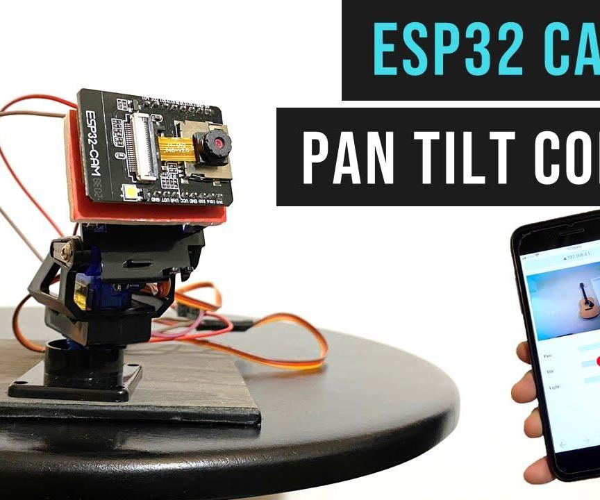 DIY Pan Tilt Control Using Servos for ESP32 Cam ! WiFi Security Camera