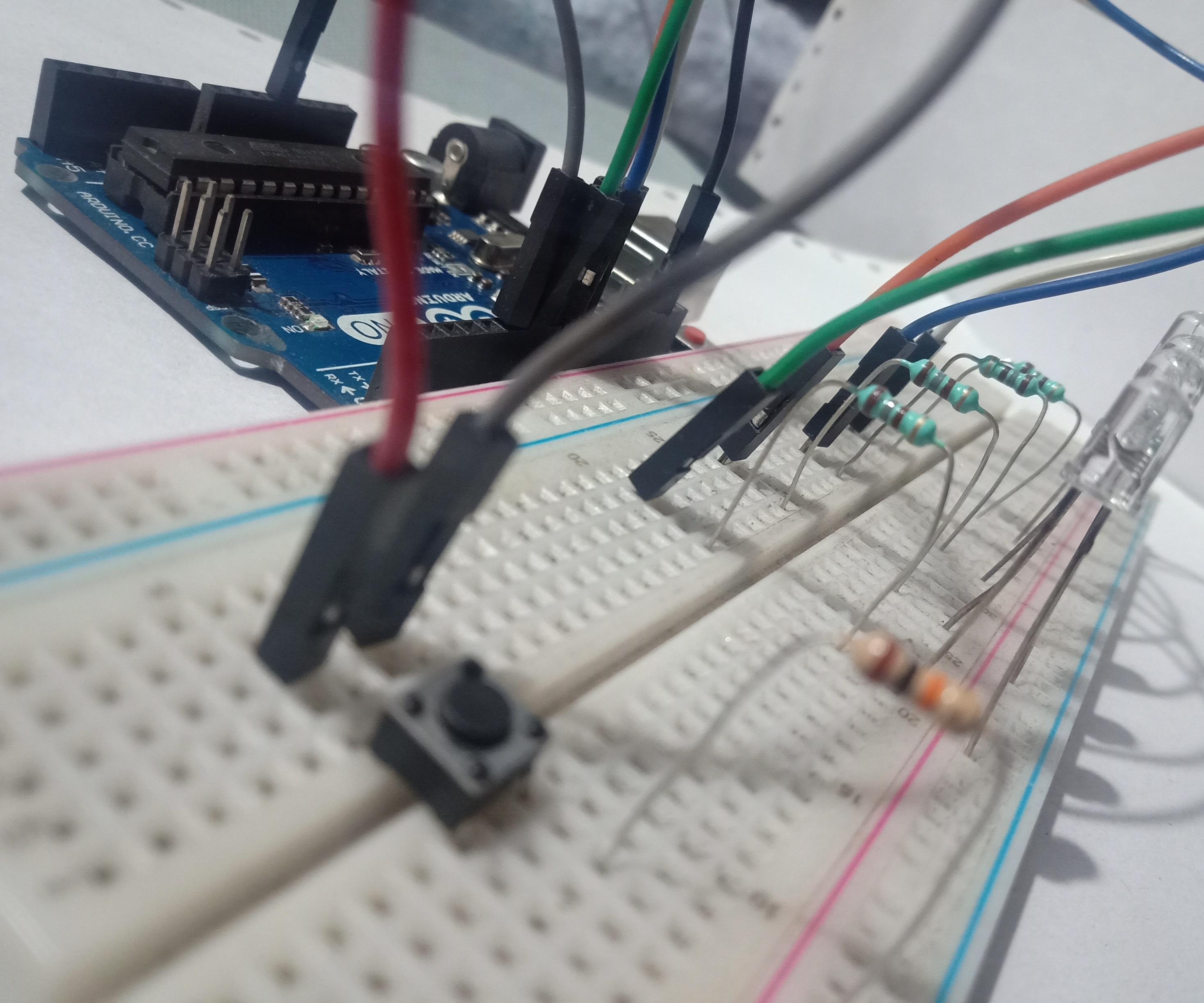 Arduino Push Button Counter With LED Indication