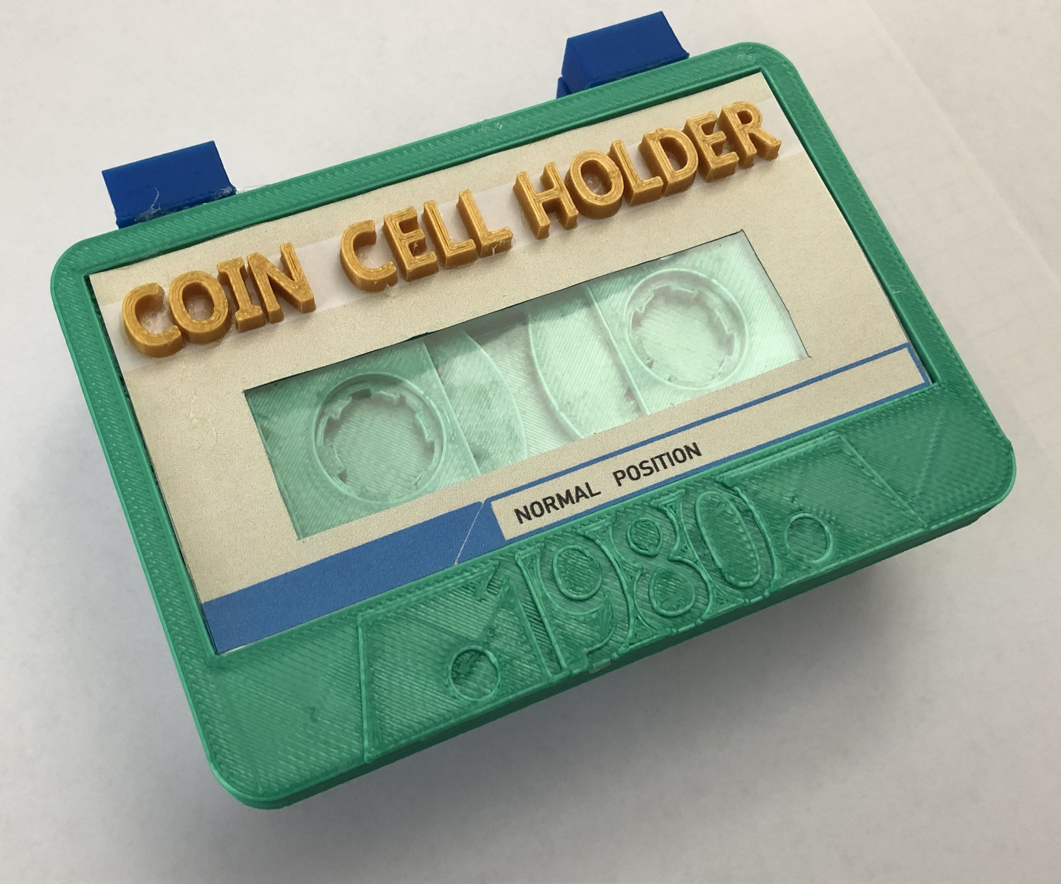 Cassette Coin Cell Holder