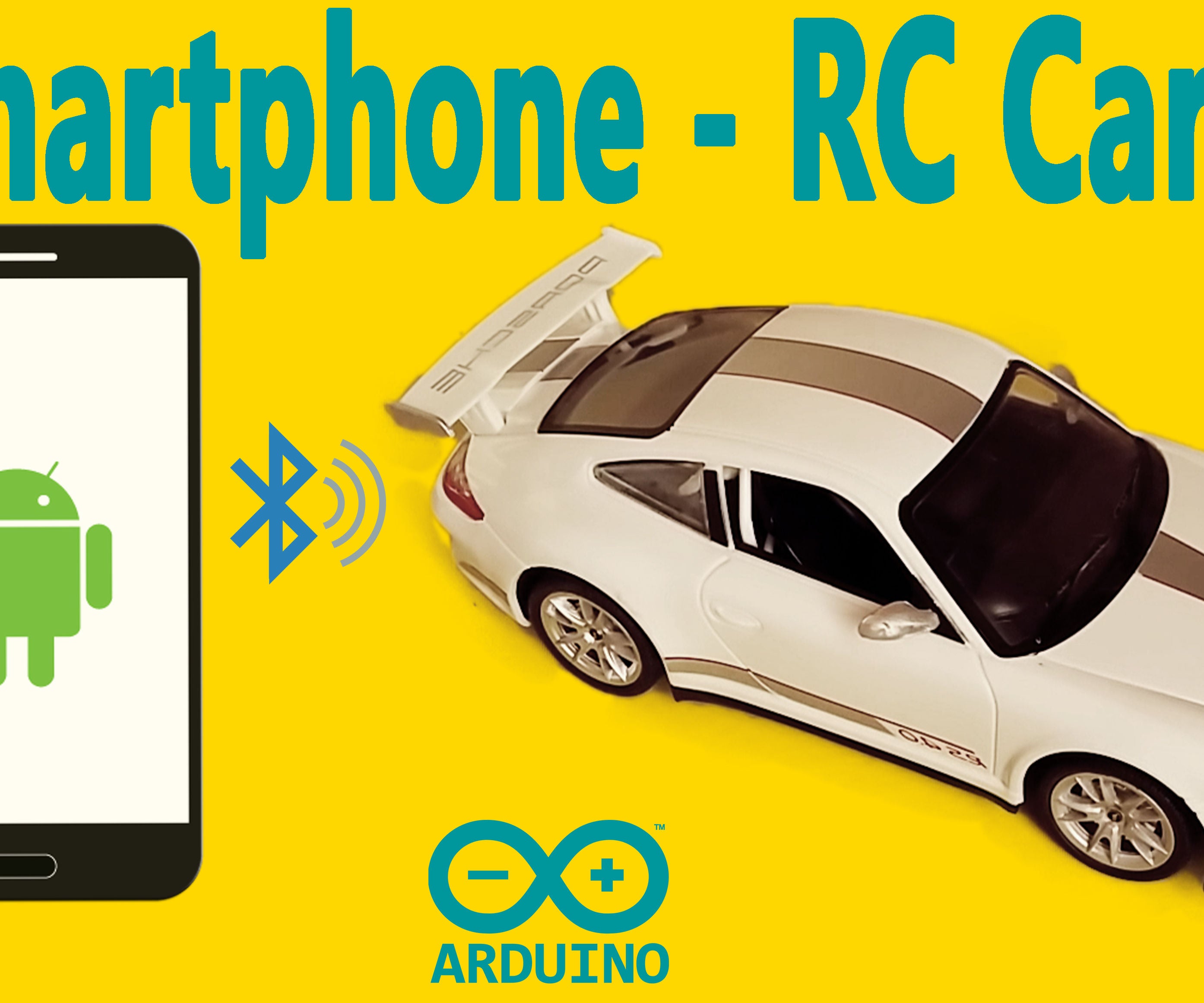 Arduino - RC Car Control Via Bluetooth (with Smartphone)