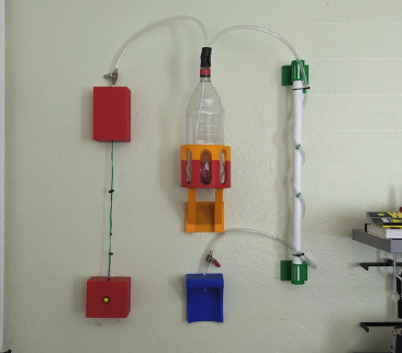 A Wall Mounted Soda Machine