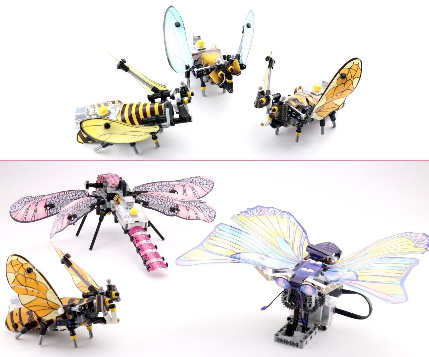 Cherry Tart: the Interactive & LEGO-compatible Crafting Nature-Inspired Robot Kit for Kids & Adults to Innovate
