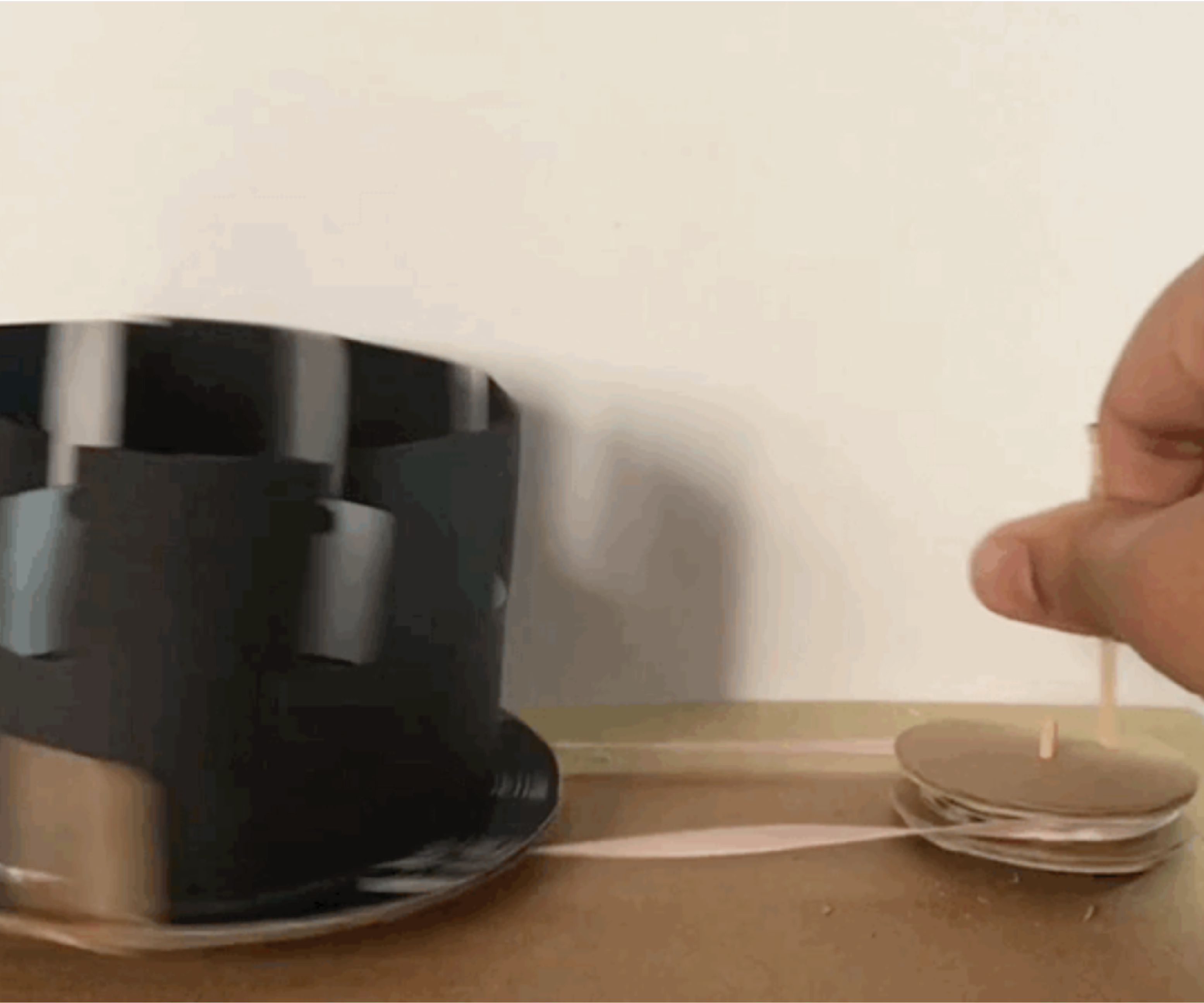 Zoetrope Using Cardboard Gears