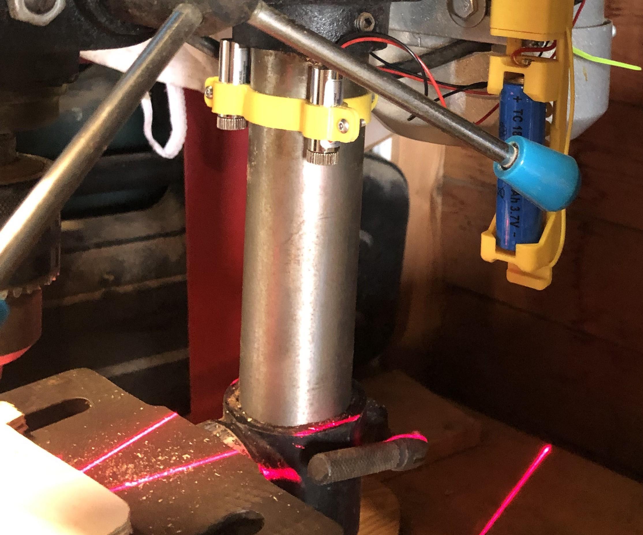 DIY Crosshair Laser for Drill Press
