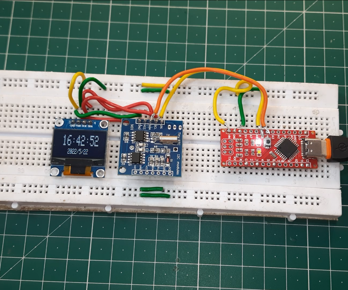 RTC Based Clock Using Arduino and OLED