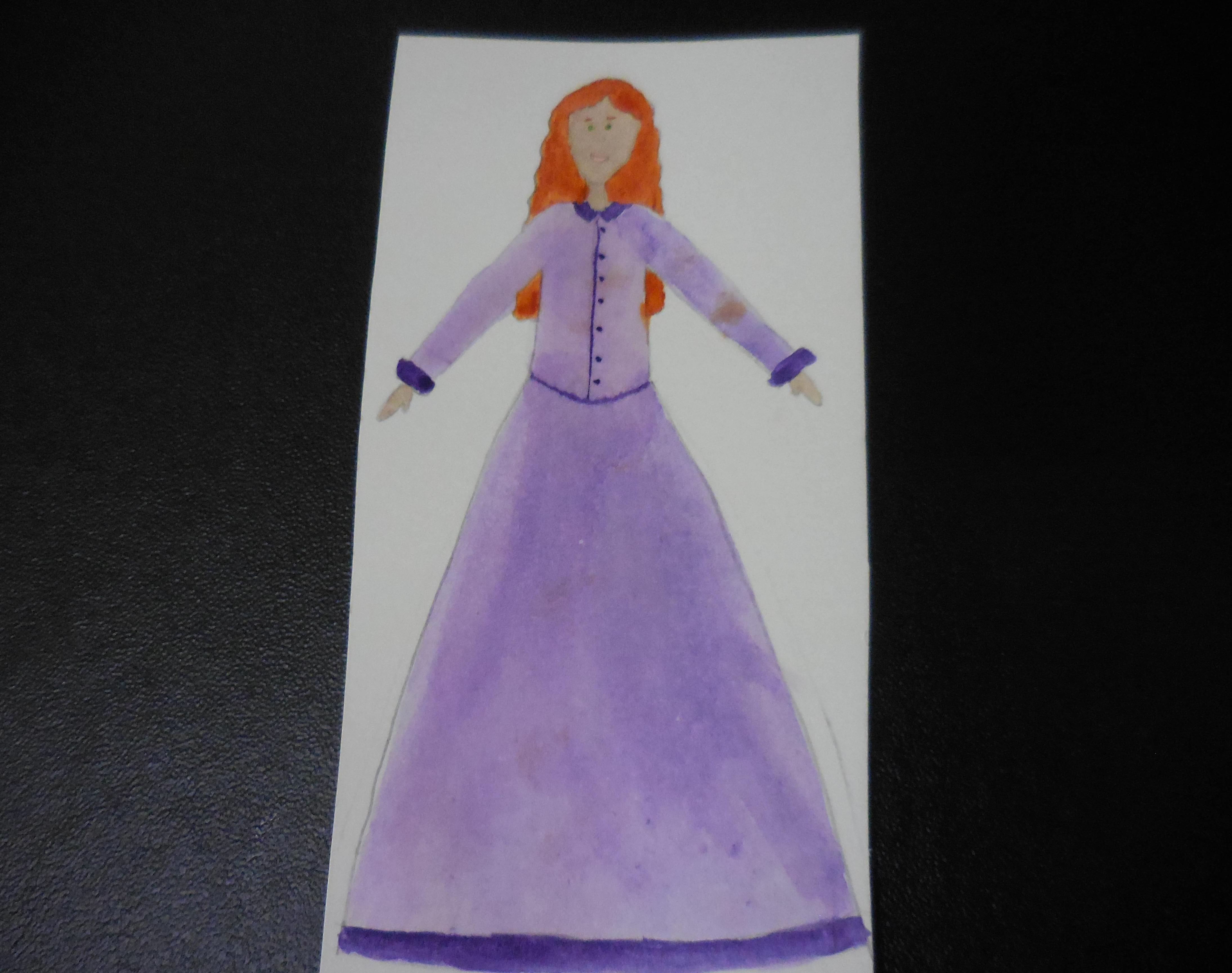 Watercolor Paper Doll