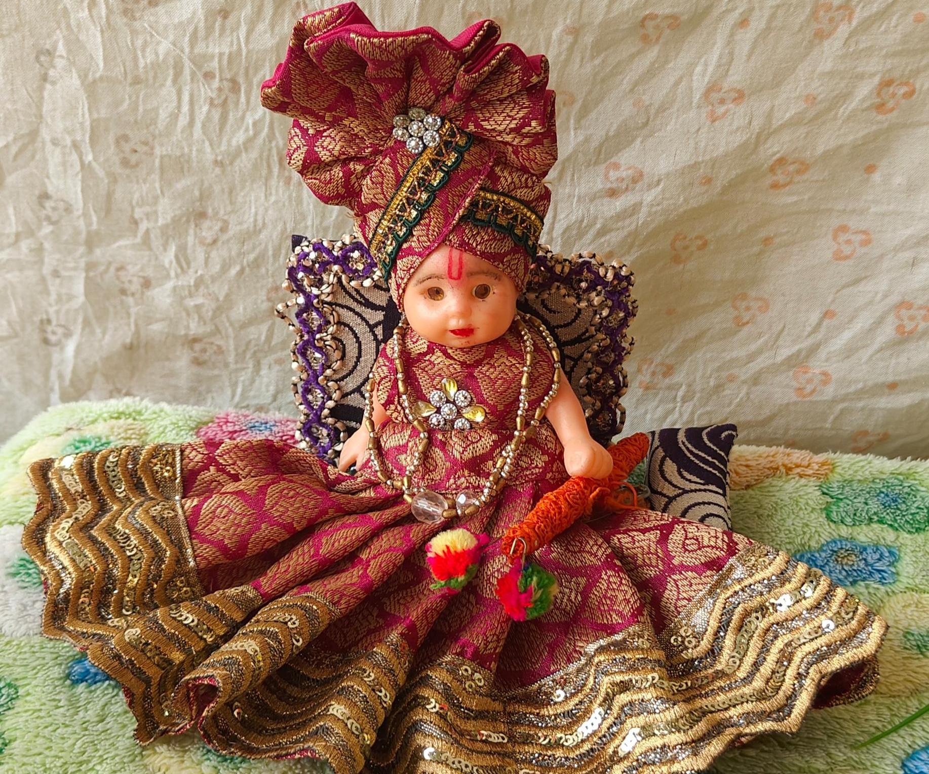 Divine Creations: Crafting Attire for Baby Lord Krishna