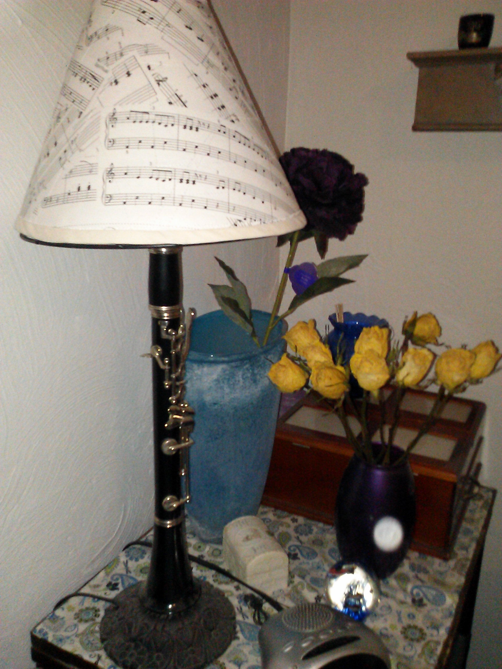 Sheet Music Lampshade