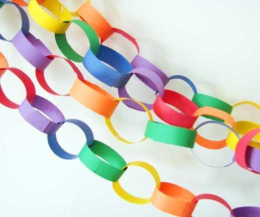 Paper Rings Chain Sukkah Decorations Under 5 Minutes! - DIY