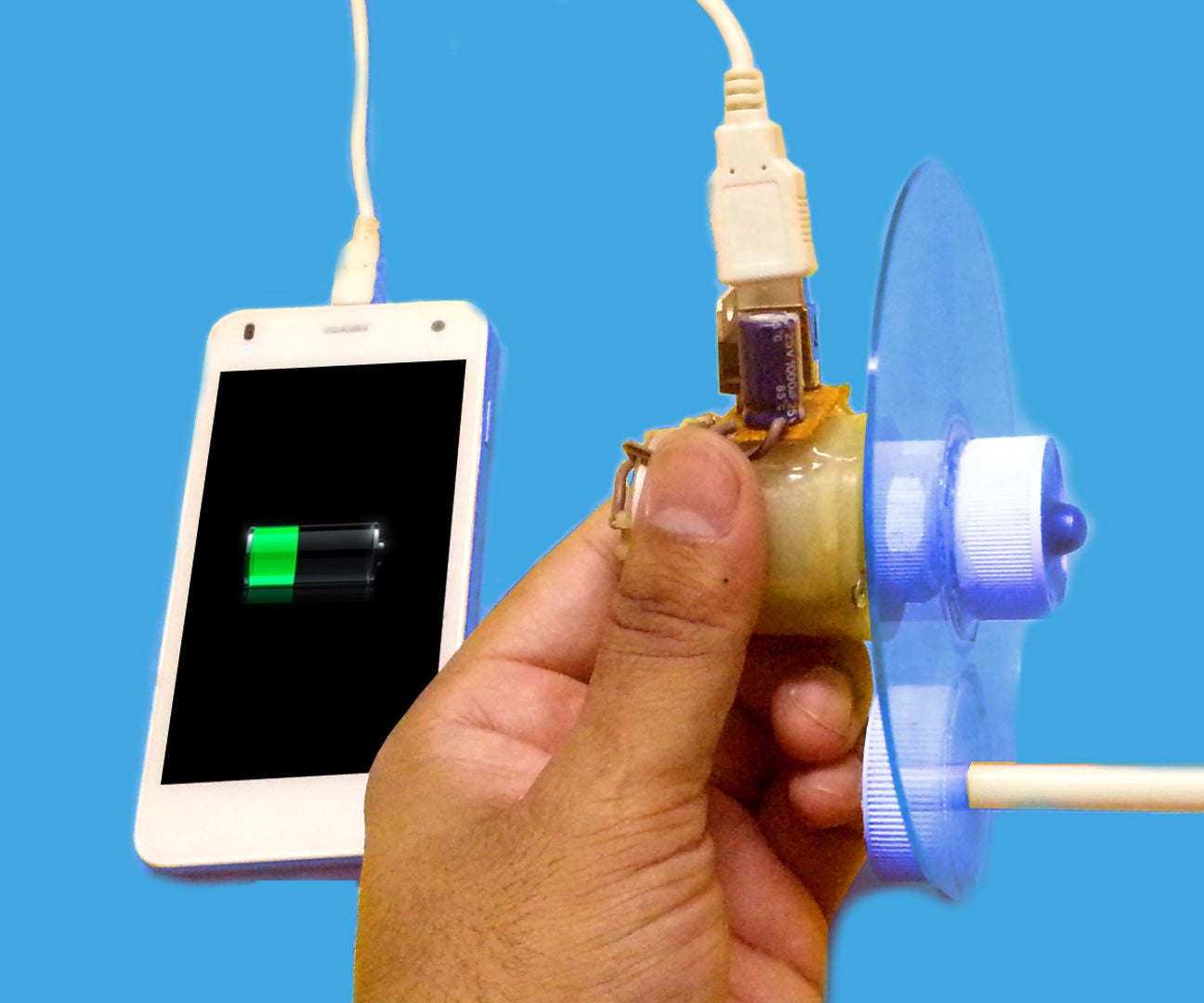 How to Make a Hand Powered USB Charger